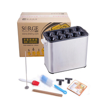 Itop — fabriquer des oeufs Commercial, 10 trous, automatique, pour omelette, antiadhésif, pour chien chaud