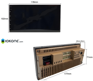 IOKONE Terminal intégré multifonction intelligent pour <span class=keywords><strong>taxi</strong></span> de 9 pouces (6 + 128): Navigation et GPS multifonctions - Product Image 3