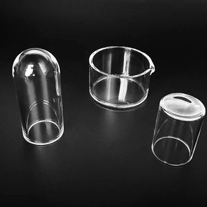 Juego de Vasos de Cuarzo de Sílice Fundida de Alta Pureza, Material de Vidrio de Cuarzo Transparente para Análisis Químico e Investigación de Laboratorio - Product Image 2