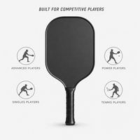 Raquette de pickleball professionnelle en fibre de carbone brute T700, épaisseur 13 mm, corps large, noyau de propulsion léger