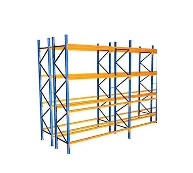 Industrieel Heavy-Duty Stalen Pallet Opbergrek Voor Magazijnen Voor Het Stapelen Van Planken