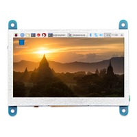 Sin controlador 4,3 ''pulgadas 800*480 IPS LCD pantalla táctil Módulo de pantalla LCD para BB Black, Windows ,Raspberry Pi 5 4 3