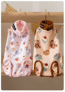 Traje de esterilización para mascotas, ropa interior holgada para perras, protectores de vientre para dormir que previenen el resfriado, protectores de vientre cómodos - Product Image 2