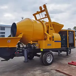 Pompa beton Diesel tinggi 20M dengan pompa beton pompa beton dipasang truk untuk beton