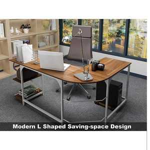 Bàn Gỗ Hình Chữ L Hiện Đại Bàn Làm Việc Gia Đình Văn Phòng Bàn Góc Máy Tính Bàn Viết Máy Trạm Đơn Giản Cho Gia Đình Và Văn Phòng - Product Image 3