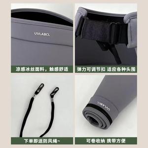 หมวกไวเซอร์ UVLABCL ปีกกว้าง 14 ซม. UPF50+ ระบายอากาศได้ดี ป้องกันแสงแดด สำหรับใช้งานกลางแจ้งในฤดูร้อน - Product Image 4