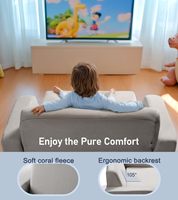 Kindergarten Platzsparende Kinder 3 in1 Gemütliches Kind 2-in-1 Plüsch Klapp couch Spiel matte Schlafs ofa Kinder sofas tuhl für 6 Monate Baby