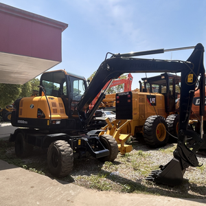 Muchas Opciones para el Cliente: Excavadora de Ruedas Hyundai HX60PRO Usada de 6 Toneladas, Modelo 2023, Motor y Rodamientos para Trabajos de Construcción - Product Image 3