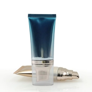 Custom 50ml Empty <b>Plastic</b> Aluminum <b>Tube</b> with Pump Electroplated Gold Lotion Cap for Skin Care-Squeeze Hand Cream Packaging <b>Tube</b> - Product Image 6