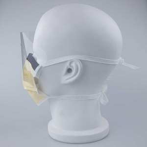 Lanhine Model 15703F Level2 Level3 tipe masker bedah lensa anti-kabut 4-lapisan masker sekali pakai kelas medis 98% bakteri - Product Image 5