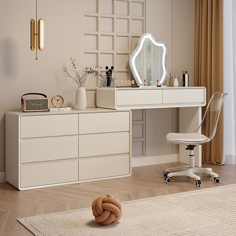 120 coiffeuse, 120 commode, chaise pivotante, miroir