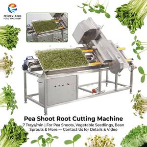 Máquina Cortadora de Raíces de Guisantes FENGXIANG, Equipo Automático de Procesamiento de Vegetales de Acero Inoxidable para Brotes de Frijol y Plántulas - Product Image 1
