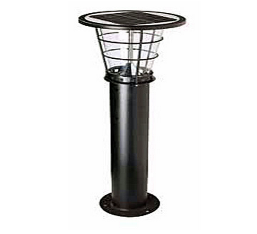 Integrated Led Outdoor Smart Solar Garden Lamp Ip65 Waterproof Stainless Steel Driveway Post Top Lighting Waterproof Outdoor