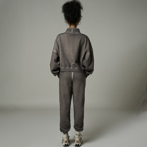 Maglione Versatile da <span class=keywords><strong>Donna</strong></span>, Stile Casual e Rilassato, Cappotto con Mezza Zip per Autunno e Inverno - Product Image 4