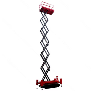 Plateforme élévatrice à ciseaux électrique mobile <span class=keywords><strong>tout</strong></span>-<span class=keywords><strong>terrain</strong></span> 4-12m, plateforme élévatrice à ciseaux sur chenilles pour usage domestique - Product Image 6