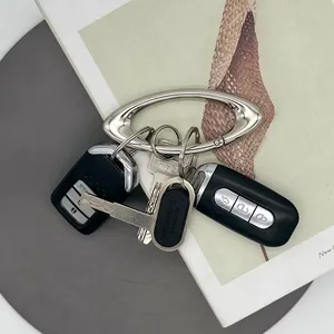 Móc khóa hình rìu phong cách Punk Y2K, hình oval, biểu tượng thiết yếu, móc khóa leo núi, móc chìa khóa xe, trang trí ba lô Gothic, thời trang Hàn Quốc - Product Image 4