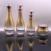 Ensemble de flacons cosmétiques LOGO personnalisés de haute qualité avec joint compte-gouttes pour crème de soin pour la peau