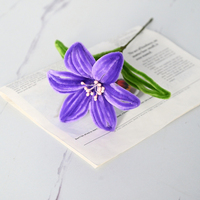 Fertige Pfeifenreiniger-Rosen Handgefertigt Großhandel Gedrehte Stiele Blau Rosa Weiß Lilie Kreatives Geschenk Blumen