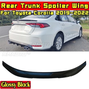 Aileron de coffre arrière Corolla, aspect fibre de carbone, style sport, aileron de coffre arrière pour Toyota Corolla 2019-2022, accessoires de voiture - Product Image 2