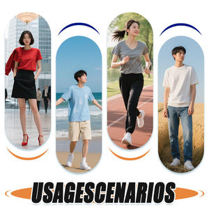 Nueva Camiseta de manga corta con estampado de algodón puro de 230G para hombres y mujeres, Top versátil informal de moda para verano, diseño de talla grande de París - Product Image 4