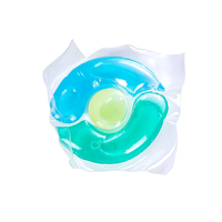 Cerise naturelle écologique 42 dosettes trois-en-un détergent à lessive dosette de lavage emballage de style décoratif pour un lavage facile