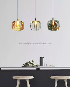 Modern Home <strong>Hanging</strong> Glass Lamp Restaurant Dining Room Lighting Chandeliers For Kitchen