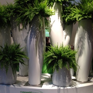 <span class=keywords><strong>Jardinière</strong></span> d'extérieur en résine et fibre de verre OEM/ODM - Pots incurvés résistants aux intempéries pour la décoration commerciale de jardin - Product Image 2