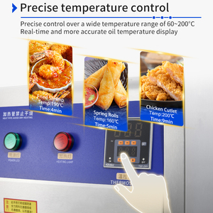 <span class=keywords><strong>Friteuse</strong></span> électrique commerciale numérique 20L pour restaurant, <span class=keywords><strong>friteuse</strong></span> électrique verticale 30L pour frites, poulet frit et équipement de friture - Product Image 3