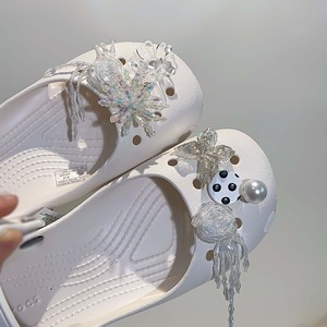 Clips et breloques de luxe faits main en perles pour chaussures, accessoires de chaussures DIY style coréen Dongdaemun pour Mary Jane, ballerines - Product Image 1