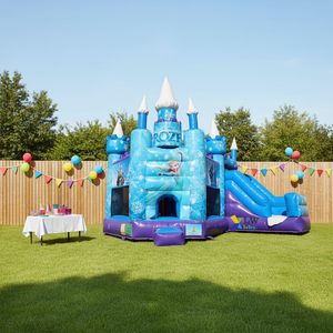 <span class=keywords><strong>Castillo</strong></span> Inflable Popular de Princesa con Tobogán, <span class=keywords><strong>Castillo</strong></span> Inflable de <span class=keywords><strong>Frozen</strong></span> en Venta - Product Image 4