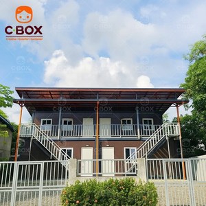 อาคารสำนักงานสำเร็จรูปสมัยใหม่ Cbox บ้านพักคนงานแบบถอดประกอบได้ แคมป์สำหรับงานเหมืองชั่วคราว บ้านพักสำหรับบรรเทาภัยพิบัติ บ้านคอนเทนเนอร์แบบถอดประกอบได้ - Product Image 1