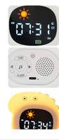 Großhandel Silikon-White-Noise-Maschine Baby-Nachtlicht Lampe Geräuschmaschine Einschlafhilfe Schlaftrainer Wecker