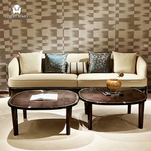 Mesa <span class=keywords><strong>de</strong></span> Centro <span class=keywords><strong>de</strong></span> Madera Maciza con Chapa <span class=keywords><strong>de</strong></span> Madera, Estilo Italiano Moderno, Mueble <span class=keywords><strong>de</strong></span> Lujo para Sala <span class=keywords><strong>de</strong></span> Estar o Villa - Product Image 4