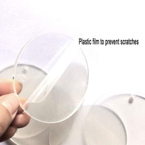 Renkli püskül kolye ile şeffaf akrilik diskler anahtarlık <span class=keywords><strong>DIY</strong></span> zanaat Billboard projeleri için temizle akrilik vitrin rafı - Product Image 4