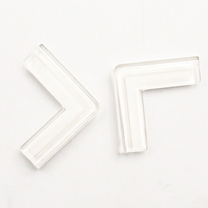 Yuelide Transparent Corner <b>Protectors</b> L Shape PVC Baby Safety <b>Table</b> Edge Guards - Product Image 1