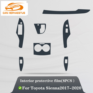 Tấm Phim Bảo Vệ Bằng Nhựa TPU Cho Xe Ô Tô Bộ Đồ Vô Hình Cho Toyota <span class=keywords><strong>Sienna</strong></span> 2017-2020 Phụ Kiện Chống Trầy Xước Trang Bị Lại - Product Image 2