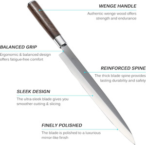 <span class=keywords><strong>Cuchillo</strong></span> <span class=keywords><strong>de</strong></span> chef japonés <span class=keywords><strong>profesional</strong></span> con hoja <span class=keywords><strong>de</strong></span> fileteado <span class=keywords><strong>de</strong></span> sashimi <span class=keywords><strong>de</strong></span> acero inoxidable y cuchillos <span class=keywords><strong>de</strong></span> cocina con mango <span class=keywords><strong>de</strong></span> madera para <span class=keywords><strong>sushi</strong></span> - Product Image 6