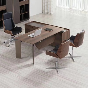 Silla de oficina moderna, personalizada y de gran venta, con respaldo alto, ergonómica y de cuero. Muebles comerciales de alto - Product Image 2