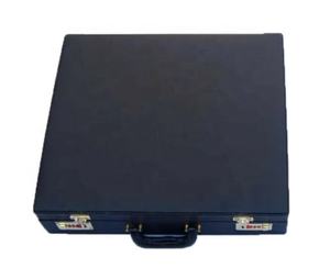 Alta calidad Masonic Regalia MM/WM delantal de cuero de imitación estuche rígido 3D bordado insignia decoraciones imán Logo maletín - Product Image 2