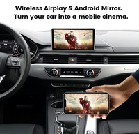 Interface sans fil CarPlay et Android Auto pour Audi 2014-2021 B9 8.3'' Navigation Android Auto Mirror Link Airplay