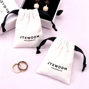 Bolsa de Cordón de Algodón Personalizada con Logotipo Impreso para Promoción - Product Image 3