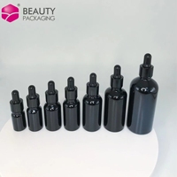 15ml 30ml bleu ambre noir vert verre boston bouteille ronde 60ml 120ml compte-gouttes/bouteille compte-gouttes d'huile essentielle avec pipette