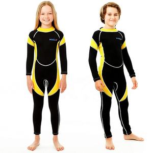 Wetsuits <strong>Scuba</strong> <strong>Diving</strong> Suit Girls Boys Swimwear Quick Dry Long Sleeve One Piece Swimsuit Neoprene Swimming <strong>Costume</strong> Kids Wetsuit - Product Image 2