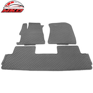 Alfombrillas de látex para Honda Civic 4 puertas 2012-2015, color gris, para todo tipo de clima, estilo OEM, impermeables. - Product Image 2