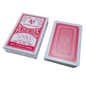Cartas de Póker de Papel Azules y Rojas Premium de 54 Cartas para Juegos de Casino - Product Image 6