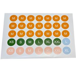 Pegatinas de tamaño duradero para etiquetas de ropa Embalaje de productos Exhibición minorista y gestión de inventario en múltiples formas y tamaños - Product Image 6
