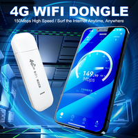 Nouveau USB 4G LTE 150Mbps WiFi sans fil LTE carte Sim Modem routeur RAM 256Mb avec fonction de données pour les Applications extérieures