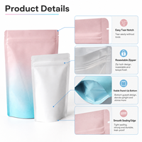 Sacs Doypack Mylar Colorés à Fermeture Ziplock pour Emballage Alimentaire, Faible MOQ 500 Pièces, Sachets Debout pour Bonbons, En Stock