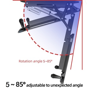 Smart Home <span class=keywords><strong>TV</strong></span> motorizada Montaje en el <span class=keywords><strong>techo</strong></span> Control remoto Inclinación Función de altura ajustable <span class=keywords><strong>Soporte</strong></span> de acero de distancia plana - Product Image 5
