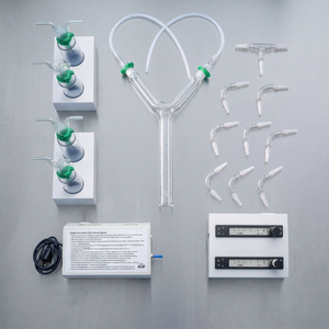Olfactomètre en Y Yashika Solutions LI-BA-17-1 en verre haute transparence résistant aux produits chimiques pour la recherche sur le comportement des insectes en laboratoire - Product Image 2